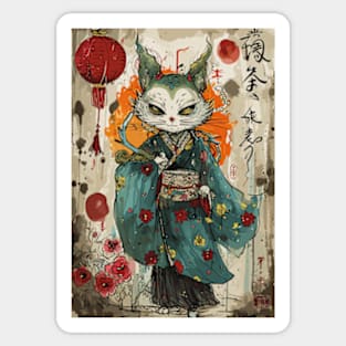 A Japanese Yokai Sticker